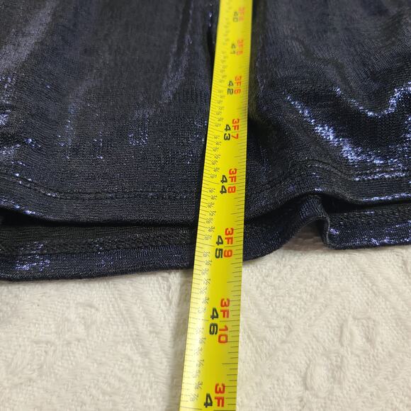 Dress The Population Daria Dress Formal cocktail party Shiny Blue XS Plunge neck - Picture 13 of 14